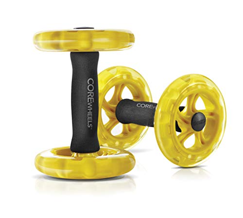 SKLZ COREWheels Dynamischer Kraft & Bauchtrainer, Workout Räder, Mit Ergonomischen Schaumstoffgriffen, Gelb/Schwarz SKLZ COREWheels Dynamischer Kraft & Bauchtrainer, Workout Räder, Mit Ergonomischen Schaumstoffgriffen, Gelb/Schwarz von SKLZ