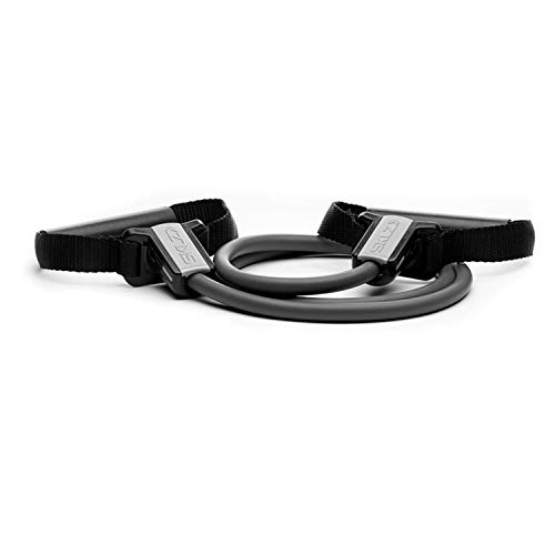 SKLZ Resistance Cable Set (ca. 11kg/25lb) -Trainingsband + Flex Handle + Türanker Trainingsgerät, grau-Schwarz, One Size von SKLZ