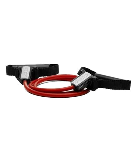 SKLZ Resistance Cable Set (ca. 9kg/20lb) -Trainingsband + Flex Handle + Türanker Trainingsgerät, rot-Schwarz, One Size von SKLZ