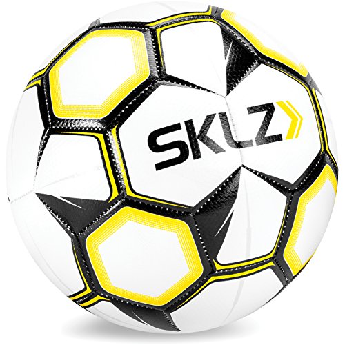 SKLZ Size 5 Soccer Ball Unisex-Fußball, Größe 5, weiß, 5 SKLZ Size 5 Soccer Ball Unisex-Fußball, Größe 5, weiß, 5 von SKLZ