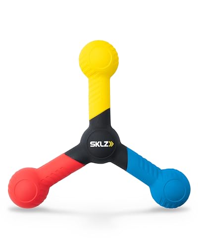 SKLZ Sport- und Outdoor-Sport-Reaktionsbälle, reaktives Fangsport-Reaktionswerkzeug, Blau/Gelb/Rot, Einheitsgröße von SKLZ