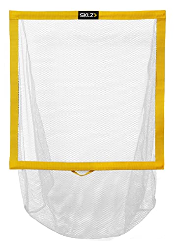 SKLZ Top Shelf Soccer Shooting Target, Gelb - Verbessert Schussgenauigkeit, fängt den Ball für sofortiges Feedback, faltbar mit Tragegriff, Fiberglasstangen, 3'x3', passt auf die meisten Tore SKLZ Top Shelf Soccer Shooting Target, Gelb - Verbessert Schussgenauigkeit, fängt den Ball für sofortiges Feedback, faltbar mit Tragegriff, Fiberglasstangen, 3'x3', passt auf die meisten Tore von SKLZ