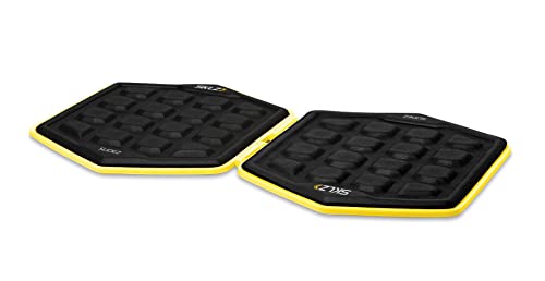 SKLZ 1862 Trainingspad Slidez 2er-Pack Trainingsgerät, gelb-Schwarz, One Size von SKLZ