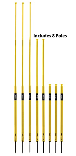 SKLZ Unisex Aility Poles Sklz Pro Agility Trainingsst cke Gelb, Gelb, Einheitsgröße EU von SKLZ