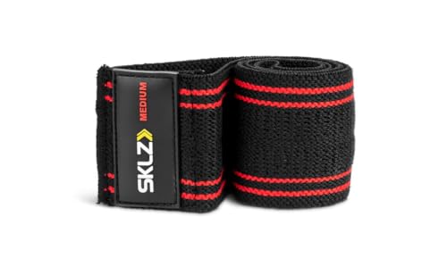 SKLZ Unisex-Erwachsene Pro Knit Mini Fitnessband, Medium Resistance, Schwarz/Rot SKLZ Unisex-Erwachsene Pro Knit Mini Fitnessband, Medium Resistance, Schwarz/Rot von SKLZ