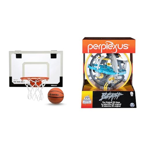 SKLZ Unisex Glow in The Dark Mini Basketball Hoop & Spin Master Games Perplexus Beast, 3D-Kugellabyrinth mit 100 Hindernissen - für fingerfertige Perplexus-Fans ab 8 Jahren SKLZ Unisex Glow in The Dark Mini Basketball Hoop & Spin Master Games Perplexus Beast, 3D-Kugellabyrinth mit 100 Hindernissen - für fingerfertige Perplexus-Fans ab 8 Jahren von SKLZ