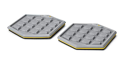 SKLZ Unisex's Non Core Court Slidez Stabilitäts-Gleitscheiben, Übungsschieber für Ganzkörpertraining, leicht und abriebfest, grau, 31 cm, 2 Stück, Einheitsgröße SKLZ Unisex's Non Core Court Slidez Stabilitäts-Gleitscheiben, Übungsschieber für Ganzkörpertraining, leicht und abriebfest, grau, 31 cm, 2 Stück, Einheitsgröße von SKLZ