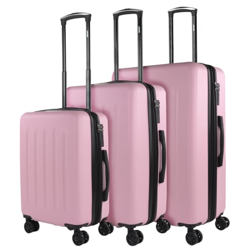 SKPAT - Gepäck-Sets, Reisekoffer, Reisekoffer Set, Kofferset, Hartschalenkoffer, Trolley-Set, Luggage - Große Auswahl an Koffer & Trolleys für Jede Reise!, Rosa SKPAT - Gepäck-Sets, Reisekoffer, Reisekoffer Set, Kofferset, Hartschalenkoffer, Trolley-Set, Luggage - Große Auswahl an Koffer & Trolleys für Jede Reise!, Rosa von SKPAT