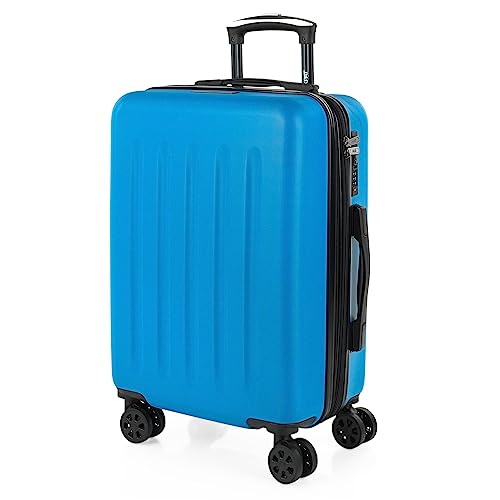 SKPAT - Handgepäck Koffer Trolley - Reisekoffer Mit Rollen und Reisekoffer Hartschalenkoffer für Vielreisende 175150, Elektrisches Blau von SKPAT