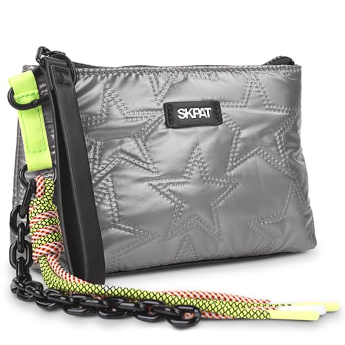 SKPAT - Kinderreisetasche aus Polyester und Kunstleder. Resistierende Reisetasche mit seitlichem Griff. Kinder-Damen-Kulturbeutel mit Fronttasche Marke, Titan SKPAT - Kinderreisetasche aus Polyester und Kunstleder. Resistierende Reisetasche mit seitlichem Griff. Kinder-Damen-Kulturbeutel mit Fronttasche Marke, Titan von SKPAT