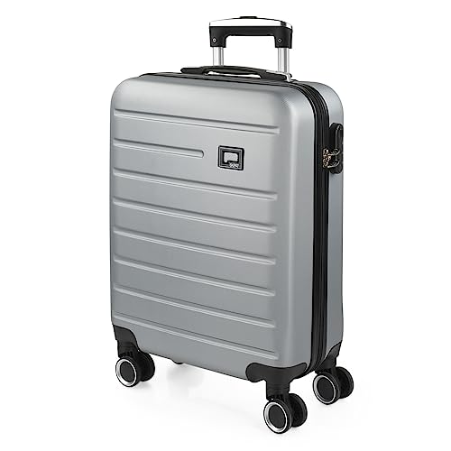 SKPAT - Handgepäck Koffer Trolley - Reisekoffer Mit Rollen und Reisekoffer Hartschalenkoffer für Vielreisende. Koffer Silber SKPAT - Handgepäck Koffer Trolley - Reisekoffer Mit Rollen und Reisekoffer Hartschalenkoffer für Vielreisende. Koffer Silber von SKPAT