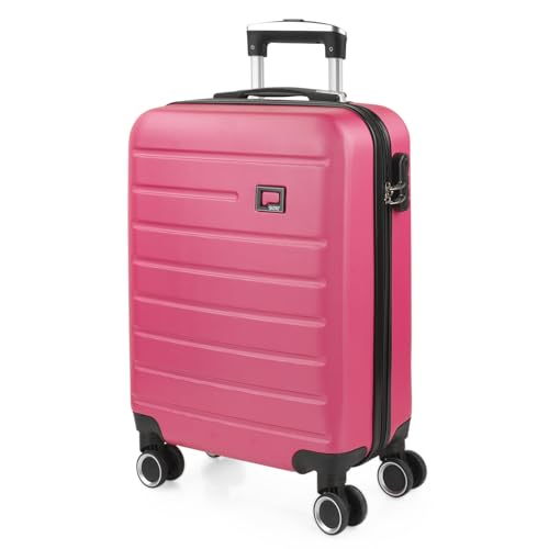 SKPAT - Handgepäck Koffer Trolley - Reisekoffer Mit Rollen und Reisekoffer Hartschalenkoffer für Vielreisende 175250, Fuchsia von SKPAT