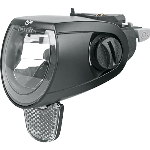 MonkeyLink SkyeLight 60 LUX FRONT CONNECT Fahrradlampe, Fahrradzubehör (Montage durch Magnethalterung, winkelverstellbarer Frontscheinwerfer, inkl. K-Reflektor, StVZO-Zulassung), Schwarz von SKS GERMANY