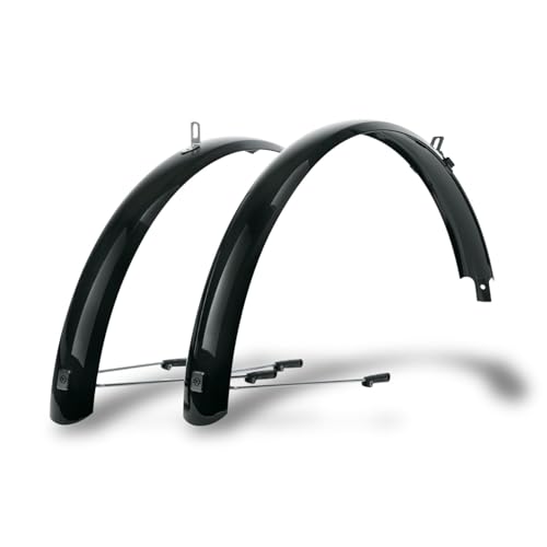 SKS GERMANY BLUEMELS BASIC 24" 60MM BLACK SET Schutzblech-Set, Fahrradzubehör (aus robuster Sandwich-Konstruktion, ASR-Sicherheitssystem, V-Streben mit Festbrücken für flexible Anpassung), schwarz SKS GERMANY BLUEMELS BASIC 24" 60MM BLACK SET Schutzblech-Set, Fahrradzubehör (aus robuster Sandwich-Konstruktion, ASR-Sicherheitssystem, V-Streben mit Festbrücken für flexible Anpassung), schwarz von SKS GERMANY