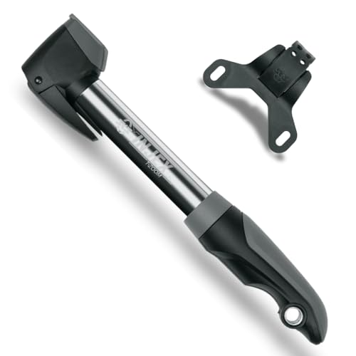SKS GERMANY INJEX T-ZOOM Minipumpe (Luftpumpe für alle Ventilarten, T-Griff mit Teleskopfunktion, Hochdruckstufe, Ventilklemmhebel, max. Druck: 10 bar/144 PSI), Silber SKS GERMANY INJEX T-ZOOM Minipumpe (Luftpumpe für alle Ventilarten, T-Griff mit Teleskopfunktion, Hochdruckstufe, Ventilklemmhebel, max. Druck: 10 bar/144 PSI), Silber von SKS GERMANY
