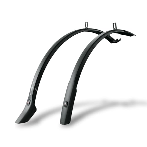 SKS 2255574000 Fahrrad, Fahrradzubehör mit Universalbefestigung, optimaler Spritzschutz, aus Hochleistungskunststoff, für alle Untergründe, Schutzblech-Set, Schwarz, 28 Zoll SKS 2255574000 Fahrrad, Fahrradzubehör mit Universalbefestigung, optimaler Spritzschutz, aus Hochleistungskunststoff, für alle Untergründe, Schutzblech-Set, Schwarz, 28 Zoll von SKS GERMANY