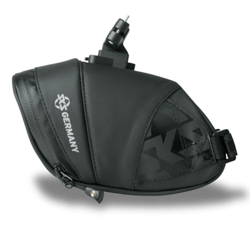 SKS GERMANY EXPLORER CLICK 800 Fahrradtasche, Fahrradzubehör (Satteltasche aus gummiertem, wasserabweisendem Gewebe, laminierte Reißverschlüsse mit ergonomischem Easy-Zip, Volumen: 0,8 l), schwarz SKS GERMANY EXPLORER CLICK 800 Fahrradtasche, Fahrradzubehör (Satteltasche aus gummiertem, wasserabweisendem Gewebe, laminierte Reißverschlüsse mit ergonomischem Easy-Zip, Volumen: 0,8 l), schwarz von SKS GERMANY