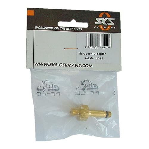 SKS GERMANY SKS Zubehör MARZOCCHI-Adapter mit O-Ring Marzccochi, Gold, 3 x 3 x 2 cm SKS GERMANY SKS Zubehör MARZOCCHI-Adapter mit O-Ring Marzccochi, Gold, 3 x 3 x 2 cm von SKS GERMANY