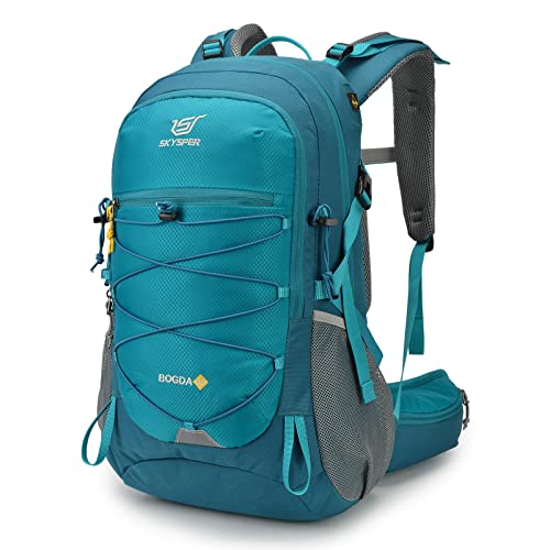 SKYSPER Wanderrucksack 35L Camping Backpack mit Rückenbelüftung Trekkingrucksack aus atmungsaktivem 3D Air Mesh Polyester Camping Outdoor Wandern Rucksack von SKYSPER