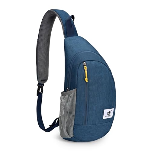 SKYSPER Brusttasche 9L Schultertasche Leichte Sling Bag Herren Klein Schulter Tasche Crossbody Backpack mit Anti-Diebstahl Umhängetasche für Wandern Reise SKYSPER Brusttasche 9L Schultertasche Leichte Sling Bag Herren Klein Schulter Tasche Crossbody Backpack mit Anti-Diebstahl Umhängetasche für Wandern Reise von SKYSPER