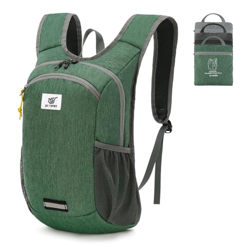 SKYSPER Faltbarer Rucksack 10L Klein Ultraleicht Tagesrucksäcke Wanderrucksack Reisenrucksack Trekkingrucksack Daypack für Wandern Reisen SKYSPER Faltbarer Rucksack 10L Klein Ultraleicht Tagesrucksäcke Wanderrucksack Reisenrucksack Trekkingrucksack Daypack für Wandern Reisen von SKYSPER