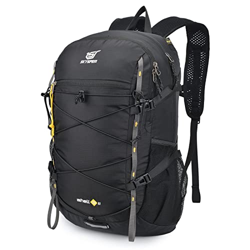 SKYSPER ISHELL 30 Faltbarer Rucksack 30L Ultra-leicht Tagesrucksack Verstaubar Daypack Wasserfest Wanderrucksack Reiserucksack für Camping Outdoor Wandern Reisen von SKYSPER