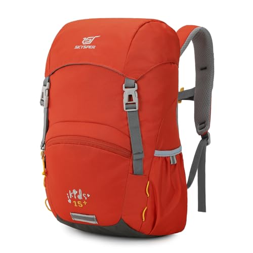 SKYSPER Wanderrucksack Kinder Kinderrucksack 15L Leichter Komfortabler Rucksack für Jungen & Mädchen von SKYSPER