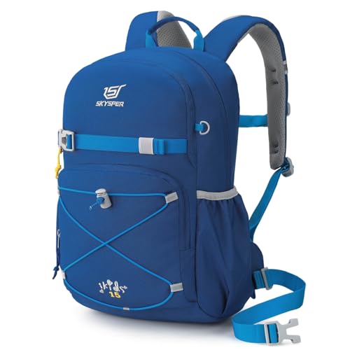 SKYSPER Kinderrucksack 15L komfortabler Wanderrucksack Kinder Rucksack Wandern für Jungen & Mädchen Outdoor von SKYSPER