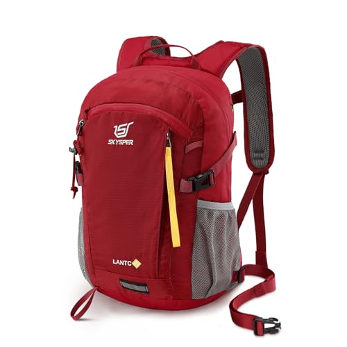 SKYSPER Leicht Wanderrucksack Klein Rucksack mit Rückenbelüftung Trekkingrucksack aus atmungsaktivem 3D Air Mesh Polyester Camping Outdoor Wandern Rucksack SKYSPER Leicht Wanderrucksack Klein Rucksack mit Rückenbelüftung Trekkingrucksack aus atmungsaktivem 3D Air Mesh Polyester Camping Outdoor Wandern Rucksack von SKYSPER