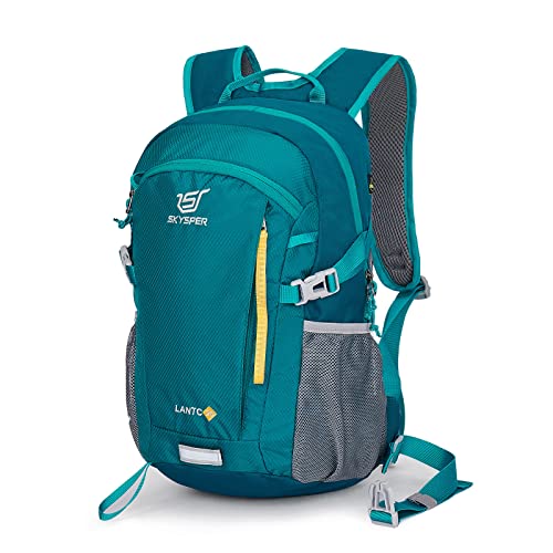 SKYSPER LANTC 20 Leicht Wanderrucksack 20L Klein Rucksack mit Rückenbelüftung Trekkingrucksack aus atmungsaktivem 3D Air Mesh Polyester Camping Outdoor Wandern Rucksack von SKYSPER