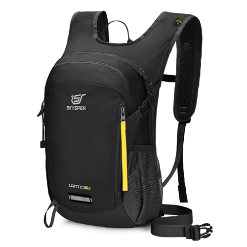 SKYSPER Rucksack Herren 15L Wanderrucksack mit Rückenbelüftung Tagesrucksack Travel Daypack Camping Wandern SKYSPER Rucksack Herren 15L Wanderrucksack mit Rückenbelüftung Tagesrucksack Travel Daypack Camping Wandern von SKYSPER
