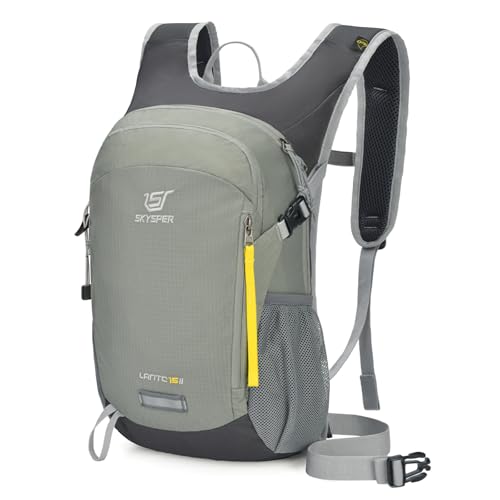 SKYSPER Rucksack Herren 15L Wanderrucksack mit Rückenbelüftung Tagesrucksack Travel Daypack Camping Wandern SKYSPER Rucksack Herren 15L Wanderrucksack mit Rückenbelüftung Tagesrucksack Travel Daypack Camping Wandern von SKYSPER