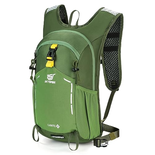 SKYSPER Wanderrucksack 15L Rucksack Klein Tagesrucksack Trekkingrucksack Travel Daypack Wandern Rucksack für Herren Damen von SKYSPER