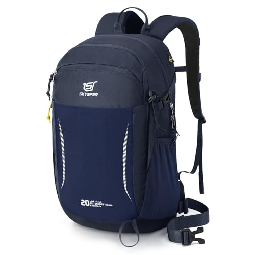 SKYSPER Wanderrucksack, 20L Klein Rucksack leicht Tagesrucksack Hiking Backpack Daypack für Herren Damen Outdoor Städtetrips SKYSPER Wanderrucksack, 20L Klein Rucksack leicht Tagesrucksack Hiking Backpack Daypack für Herren Damen Outdoor Städtetrips von SKYSPER