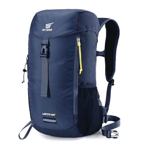 SKYSPER Wanderrucksack 25L Trekkingrucksack Rucksack Klein Tagesrucksack Travel Daypack Wandern Rucksack für Herren Damen von SKYSPER