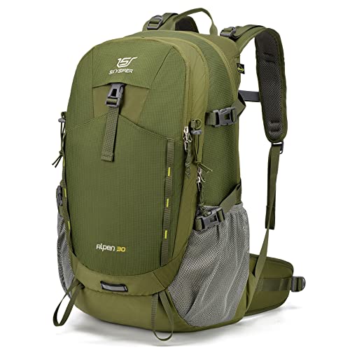 SKYSPER Wanderrucksack 30L Trekkingrucksack Wasserfest mit Rückenbelüftung und Netzrücken Tagesausflüge mit Hüftgurt für Outdoor Daypack SKYSPER Wanderrucksack 30L Trekkingrucksack Wasserfest mit Rückenbelüftung und Netzrücken Tagesausflüge mit Hüftgurt für Outdoor Daypack von SKYSPER