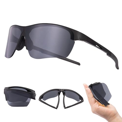 SKYWAY Faltbare Fahrradbrille Herren Damen Mountainbike Laufen Sport Sonnenbrille Radbrille UV400 Schutz SKYWAY Faltbare Fahrradbrille Herren Damen Mountainbike Laufen Sport Sonnenbrille Radbrille UV400 Schutz von SKYWAY