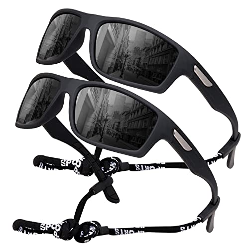 SKYWAY Polarisierte Sonnenbrille Herren, Sportbrille Fahrradbrille Herren Damen zum Baseball Laufen Radfahren Angeln Golfen UV400-Schutz Sonnenbrille SKYWAY Polarisierte Sonnenbrille Herren, Sportbrille Fahrradbrille Herren Damen zum Baseball Laufen Radfahren Angeln Golfen UV400-Schutz Sonnenbrille von SKYWAY