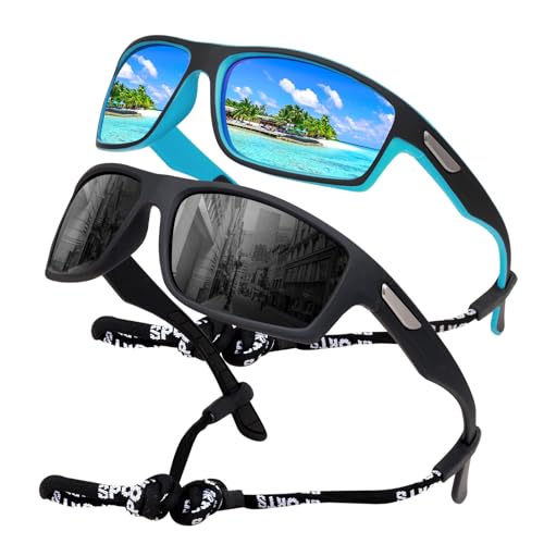 SKYWAY Polarisierte Sonnenbrille Herren, Sportbrille Fahrradbrille Herren Damen zum Baseball Laufen Radfahren Angeln Golfen UV400-Schutz Sonnenbrille SKYWAY Polarisierte Sonnenbrille Herren, Sportbrille Fahrradbrille Herren Damen zum Baseball Laufen Radfahren Angeln Golfen UV400-Schutz Sonnenbrille von SKYWAY