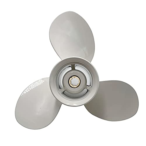 SLEIPNIR Propeller 9 1/4x11 für Yamaha Außenborder Schrauben 9.9-15 Pferdestärke Aluminium 8 Zähne OEM Nr.: 63V-45943-00-EL 9.25x11 von SLEIPNIR