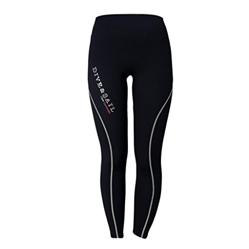 SM SunniMix Badehose lang Herren Damen Neoprenhose 1.5mm Wassersport Pants zum Tauchen Schwimmen, Grau für Männer, XXL SM SunniMix Badehose lang Herren Damen Neoprenhose 1.5mm Wassersport Pants zum Tauchen Schwimmen, Grau für Männer, XXL von SM SunniMix