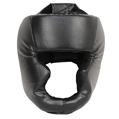 SM SunniMix Boxhelm Kopfschutz Wangen PU- für Sparring Kickboxing Karate, Schwarz, 50 bis 58 cm SM SunniMix Boxhelm Kopfschutz Wangen PU- für Sparring Kickboxing Karate, Schwarz, 50 bis 58 cm von SM SunniMix