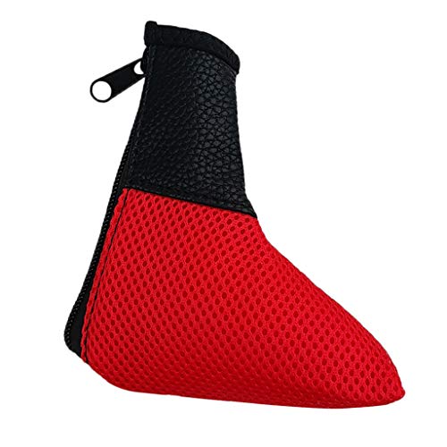 SM SunniMix Golf Putterhaube Schlägerhaube Putter Cover mit Reißverschluss Golf Club Zubehör, Rot SM SunniMix Golf Putterhaube Schlägerhaube Putter Cover mit Reißverschluss Golf Club Zubehör, Rot von SM SunniMix