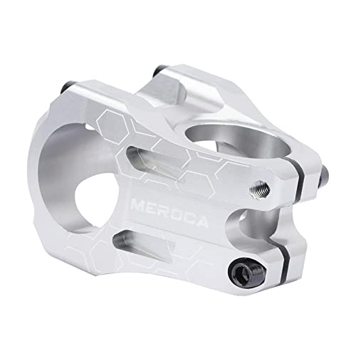 SM SunniMix Kurzer Mountainbike-Vorbau 31,8 mm Vorbau für Downhill-Fahrräder, Silber SM SunniMix Kurzer Mountainbike-Vorbau 31,8 mm Vorbau für Downhill-Fahrräder, Silber von SM SunniMix