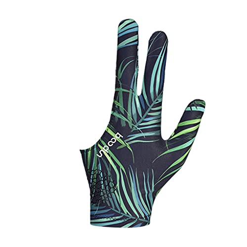 SM SunniMix Mann Frau Elastische 3-Finger-Show-Handschuhe für Billard- Carom Pool Snooker Queue Sport - An der rechten oder linken Hand zu tragen - Blätter SM SunniMix Mann Frau Elastische 3-Finger-Show-Handschuhe für Billard- Carom Pool Snooker Queue Sport - An der rechten oder linken Hand zu tragen - Blätter von SM SunniMix