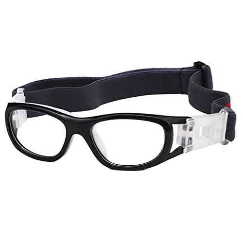 SM SunniMix Sportbrille Antikollisionsschutzbrille mit verstellbarem Gummiband für Fußball Fußball Tennis Radfahren Brillen Basketballbrille, SCHWARZ SM SunniMix Sportbrille Antikollisionsschutzbrille mit verstellbarem Gummiband für Fußball Fußball Tennis Radfahren Brillen Basketballbrille, SCHWARZ von SM SunniMix