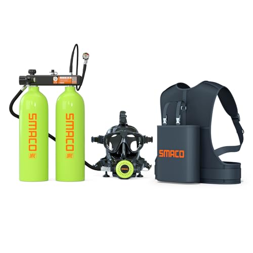 SMACO Mini Tauchflasche 2L Doppel Tauchflaschen Sauerstoffflasche Taucherflasche Klein Doppeltauchflasche Mit 30 Bis 45 Minuten Tauchen Sauerstofftank 2 x 2L Unterwassererkundung Rettung S700 Max SMACO Mini Tauchflasche 2L Doppel Tauchflaschen Sauerstoffflasche Taucherflasche Klein Doppeltauchflasche Mit 30 Bis 45 Minuten Tauchen Sauerstofftank 2 x 2L Unterwassererkundung Rettung S700 Max von SMACO