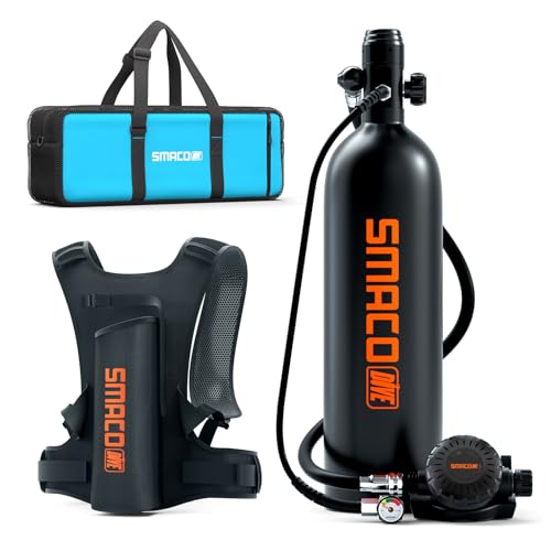 SMACO Mini Tauchflasche 2L Sauerstoffflasche Tauchen Mini Taucherflasche Mit 25 Bis 30 Minuten Tauchen Sauerstofftank Taucher Set Tauchausrüstung Tragbare S700 Plus SMACO Mini Tauchflasche 2L Sauerstoffflasche Tauchen Mini Taucherflasche Mit 25 Bis 30 Minuten Tauchen Sauerstofftank Taucher Set Tauchausrüstung Tragbare S700 Plus von SMACO