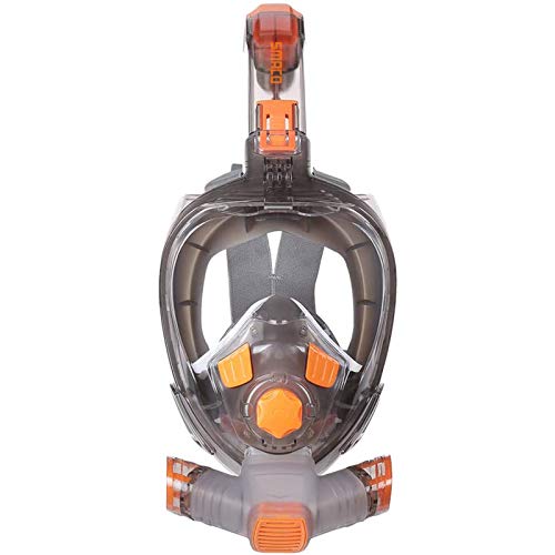 SMACO Schnorchelmaske Vollmaske Tauchmaske Vollgesichtsmaske mit 180° Sichtfeld und Kamerahaltung,Anti-Fog und Anti-Leck, Faltbare Vollgesichtsmaske für Erwachsenen—Klein SMACO Schnorchelmaske Vollmaske Tauchmaske Vollgesichtsmaske mit 180° Sichtfeld und Kamerahaltung,Anti-Fog und Anti-Leck, Faltbare Vollgesichtsmaske für Erwachsenen—Klein von SMACO
