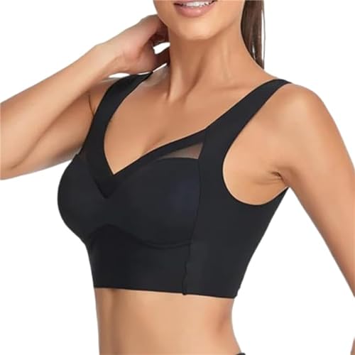 Jeadora Seamless Bra, Jeadora Bras for Women, Jeadora Ultimate Lift Bra, Seamless Sexy Push up Wireless Bra (Black,M) von SMAPWRH